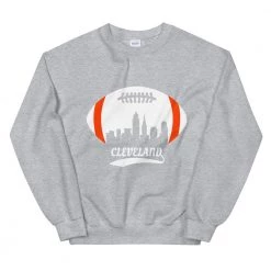 Fan Gear Nation Unisex Cleveland Browns Football Crew Neck Sweatshirt