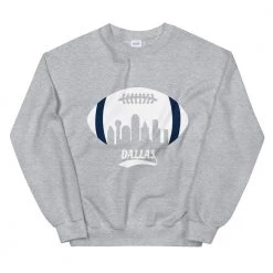 Fan Gear Nation Unisex Dallas Cowboys Football Crew Neck Sweatshirt