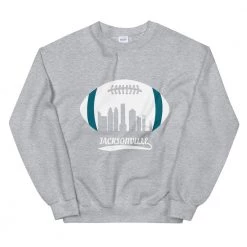 Fan Gear Nation Unisex Jacksonville Jaguars Football Crew Neck Sweatshirt