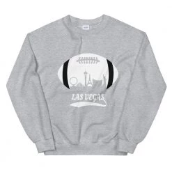 Fan Gear Nation Unisex Las Vegas Raiders Football Crew Neck Sweatshirt