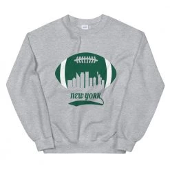 Fan Gear Nation Unisex New York Jets Football Crew Neck Sweatshirt 10 Fan Gear Nation Unisex New York Jets Football Crew Neck Sweatshirt