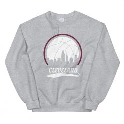 Fan Gear Nation Unisex Cleveland Cavaliers Basketball Crew Neck Sweatshirt