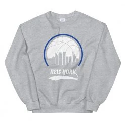 Fan Gear Nation Unisex New York Knicks Basketball Crew Neck Sweatshirt