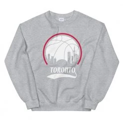 Fan Gear Nation Unisex Toronto Raptors Basketball Crew Neck Sweatshirt