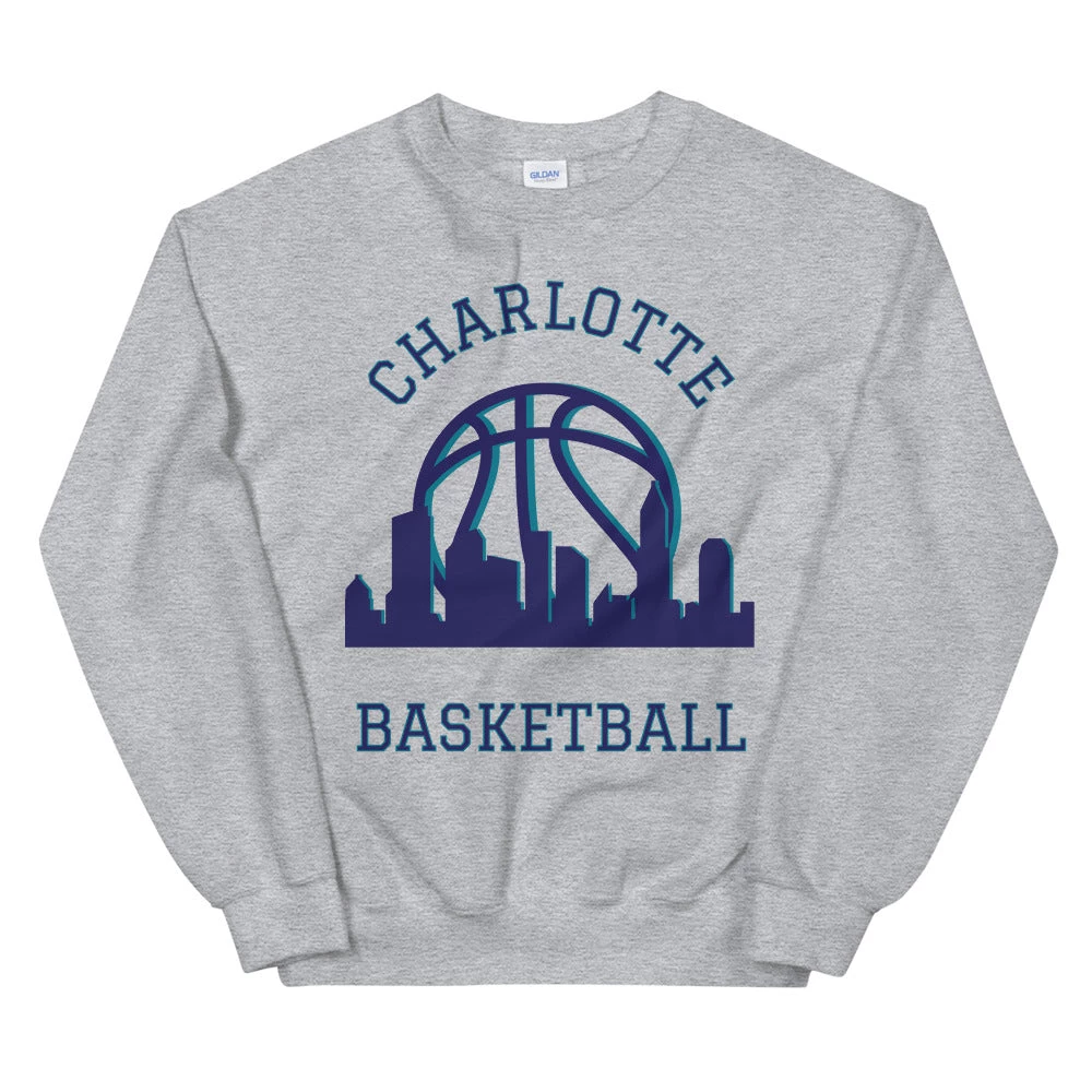 Fan Gear Nation Charlotte Hornets Basketball Crew Neck Sweatshirt Unisex Cotton/Polyester 7 Fan Gear Nation Charlotte Hornets Basketball Crew Neck Sweatshirt Unisex Cotton/Polyester