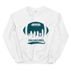 Fan Gear Nation Unisex Philadelphia Eagles Football Crew Neck Sweatshirt