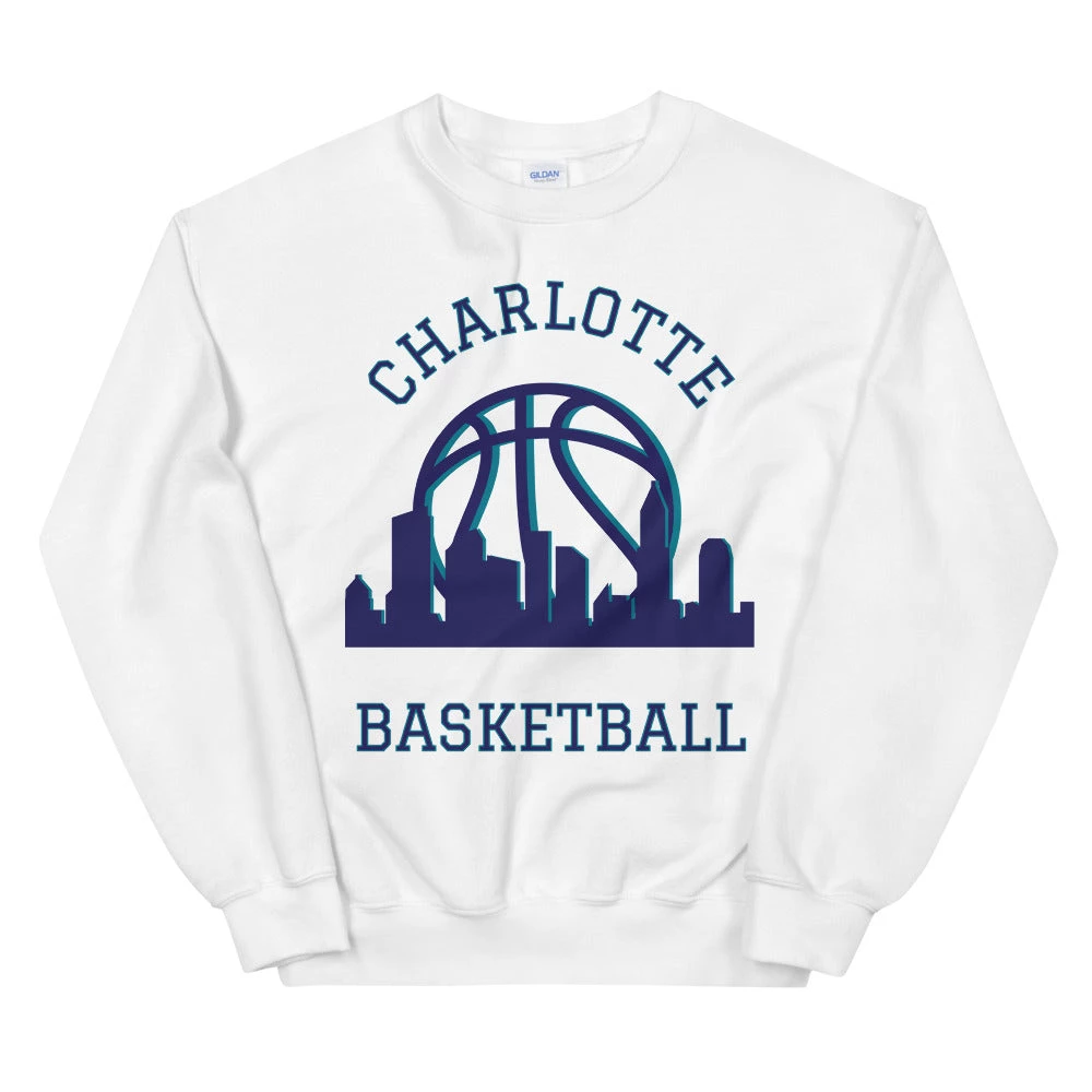 Fan Gear Nation Charlotte Hornets Basketball Crew Neck Sweatshirt Unisex Cotton/Polyester 3 Fan Gear Nation Charlotte Hornets Basketball Crew Neck Sweatshirt Unisex Cotton/Polyester