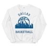 Fan Gear Nation Dallas Mavericks Basketball Crew Neck Sweatshirt Unisex Cotton/Polyester