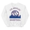 Fan Gear Nation Los Angeles Clippers Basketball Crew Neck Sweatshirt Unisex Cotton/Polyester
