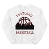 Fan Gear Nation Portland Trailblazers Basketball Crew Neck Sweatshirt Unisex Cotton/Polyester