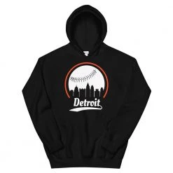 Fan Gear Nation Unisex Detroit Tigers Baseball Hoodie