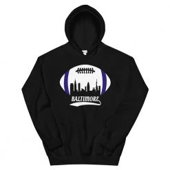 Fan Gear Nation Unisex Baltimore Ravens Football Pullover Hoodie