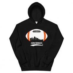 Fan Gear Nation Unisex Cincinnati Bengals Football Pullover Hoodie