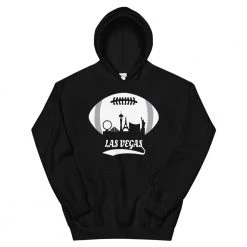 Fan Gear Nation Unisex Las Vegas Raiders Football Pullover Hoodie