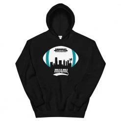 Fan Gear Nation Unisex Miami Dolphins Football Pullover Hoodie