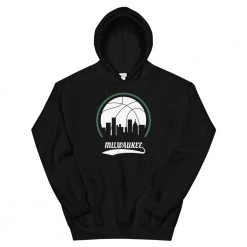 Fan Gear Nation Unisex Milwaukee Bucks Basketball Pullover Hoodie
