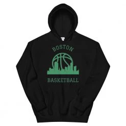 Fan Gear Nation Boston Celtics Basketball Pullover Hoodie Unisex Cotton/Polyester
