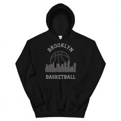 Fan Gear Nation Brooklyn Nets Basketball Pullover Hoodie Unisex Cotton/Polyester