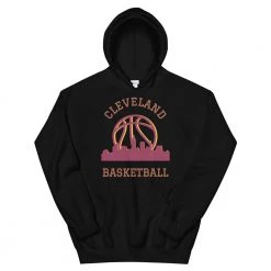 Fan Gear Nation Cleveland Cavaliers Basketball Pullover Hoodie Unisex Cotton/Polyester