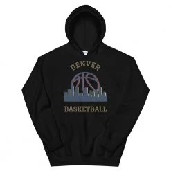 Fan Gear Nation Denver Nuggets Basketball Pullover Hoodie Unisex Cotton/Polyester