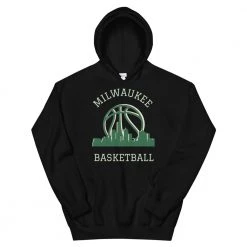Fan Gear Nation Milwaukee Bucks Basketball Pullover Hoodie Unisex Cotton/Polyester