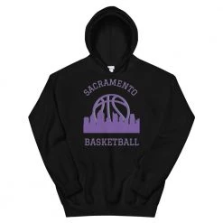 Fan Gear Nation Sacramento Kings Basketball Pullover Hoodie Unisex Cotton/Polyester