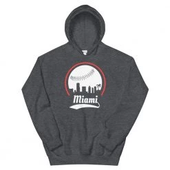 Fan Gear Nation Unisex Miami Marlins Baseball Hoodie