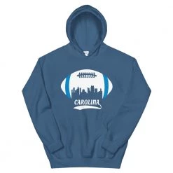 Fan Gear Nation Unisex Carolina Panthers Football Pullover Hoodie