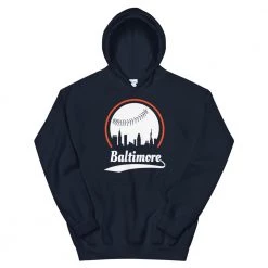 Fan Gear Nation Unisex Baltimore Orioles Baseball Hoodie