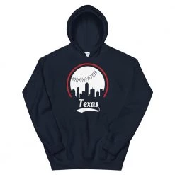 Fan Gear Nation Unisex Texas Rangers Baseball Hoodie