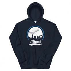 Fan Gear Nation Unisex Miami Marlins Baseball Hoodie