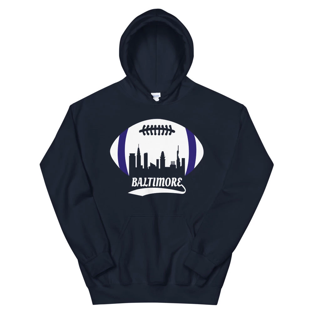 Fan Gear Nation Unisex Baltimore Ravens Football Pullover Hoodie 3 Fan Gear Nation Unisex Baltimore Ravens Football Pullover Hoodie