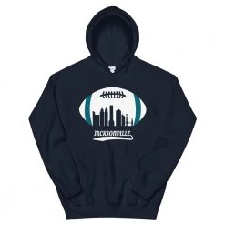 Fan Gear Nation Unisex Jacksonville Jaguars Football Pullover Hoodie