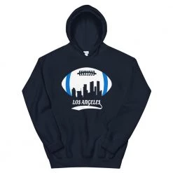 Fan Gear Nation Unisex Los Angeles Chargers Football Pullover Hoodie