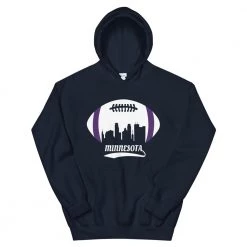 Fan Gear Nation Unisex Minnesota Vikings Football Pullover Hoodie