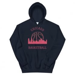 Fan Gear Nation Chicago Bulls Basketball Pullover Hoodie Unisex Cotton/Polyester