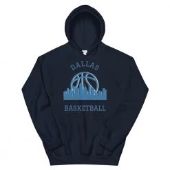 Fan Gear Nation Dallas Mavericks Basketball Pullover Hoodie Unisex Cotton/Polyester