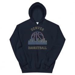 Fan Gear Nation Denver Nuggets Basketball Pullover Hoodie Unisex Cotton/Polyester