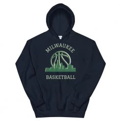Fan Gear Nation Milwaukee Bucks Basketball Pullover Hoodie Unisex Cotton/Polyester