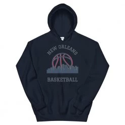 Fan Gear Nation New Orleans Pelicans Basketball Pullover Hoodie Unisex Cotton/Polyester