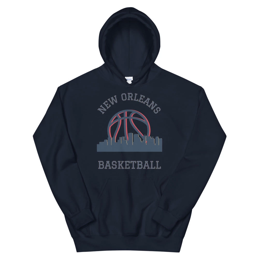Fan Gear Nation New Orleans Pelicans Basketball Pullover Hoodie Unisex Cotton/Polyester 3 Fan Gear Nation New Orleans Pelicans Basketball Pullover Hoodie Unisex Cotton/Polyester