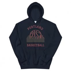 Fan Gear Nation Portland Trailblazers Basketball Pullover Hoodie Unisex Cotton/Polyester