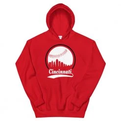 Fan Gear Nation Unisex Cincinnati Reds Baseball Hoodie
