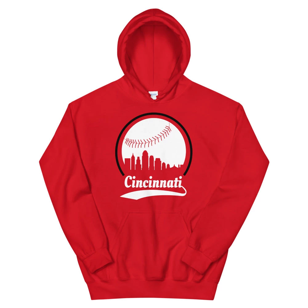 Fan Gear Nation Unisex Cincinnati Reds Baseball Hoodie 3 Fan Gear Nation Unisex Cincinnati Reds Baseball Hoodie