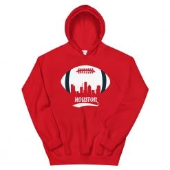 Fan Gear Nation Unisex Houston Texans Football Pullover Hoodie