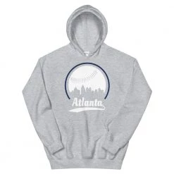 Fan Gear Nation Unisex Atlanta Braves Baseball Hoodie