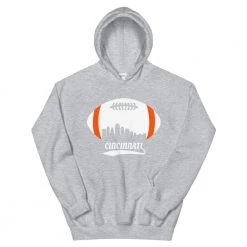 Fan Gear Nation Unisex Cincinnati Bengals Football Pullover Hoodie