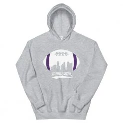Fan Gear Nation Unisex Minnesota Vikings Football Pullover Hoodie