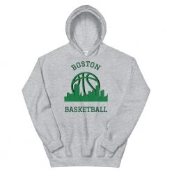 Fan Gear Nation Boston Celtics Basketball Pullover Hoodie Unisex Cotton/Polyester