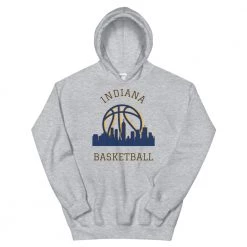 Fan Gear Nation Indiana Pacers Basketball Pullover Hoodie Unisex Cotton/Polyester